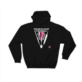 AT0607A Hawaiian Tribal Fightwear Hoodie Black Sweatshirt